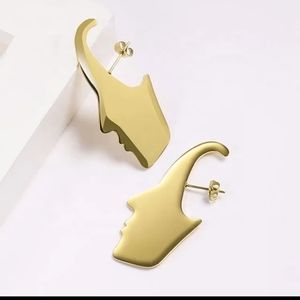 Face Stud Earrings